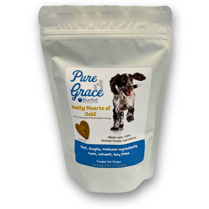 Nutty Hearts of Gold Dog Treats