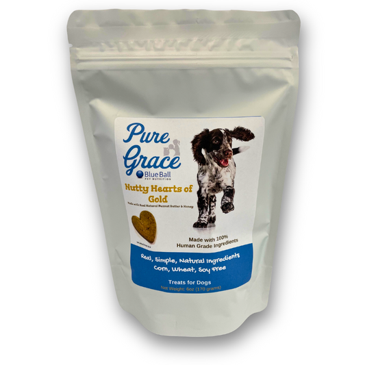 Nutty Hearts of Gold Dog Treats